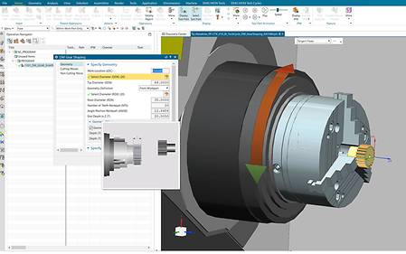 SIEMENS　CAD/CAM冠作成器機 NX CAD/CAM Turning | Siemens Software
